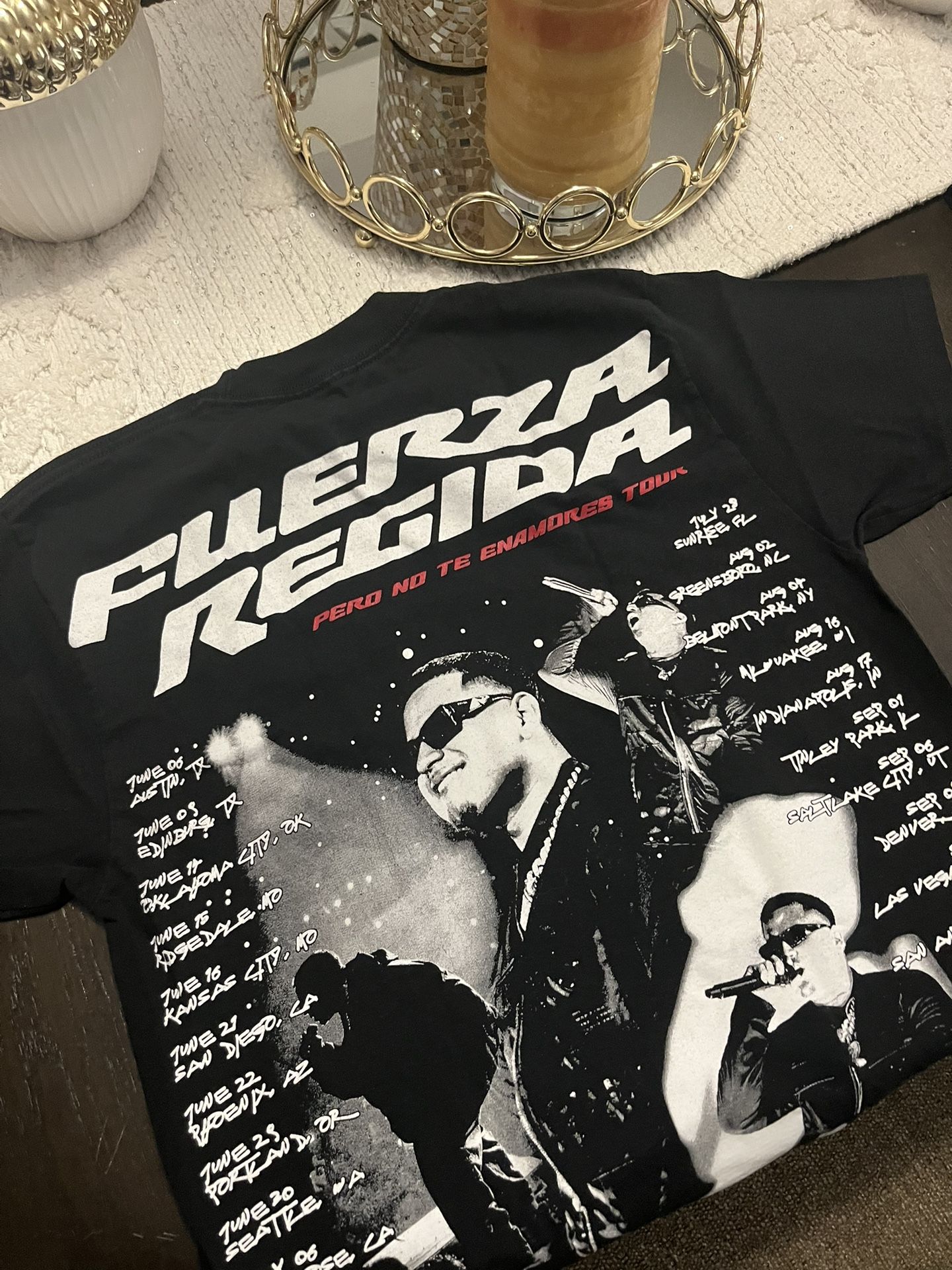 Fuerza Regida 2024 Concert Shirt Size S Men