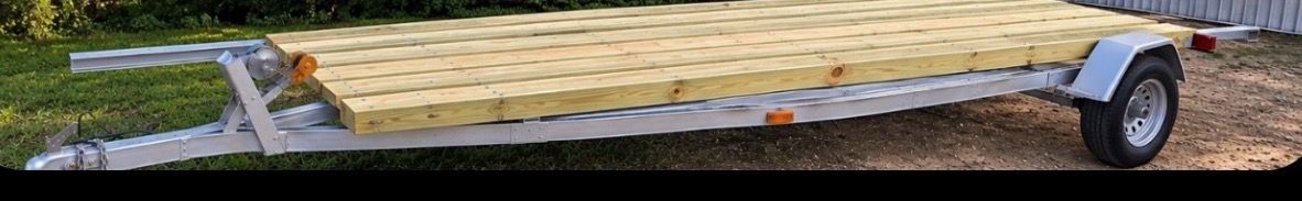 17’x7 Homemade Flatbed Trailer $1500 or best offer
