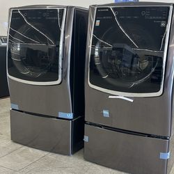 LG SIGNATURE FRONT LOAD WASHER AND DRYER 
