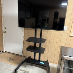 LG 49” Smart TV With 2 Tray Heavy Duty Stand 