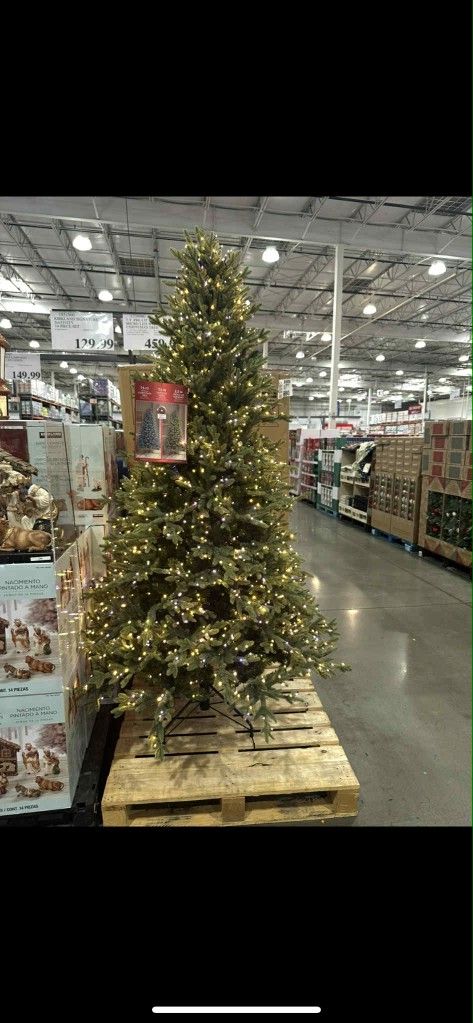 Costco Christmas Tree 7.5ft New In Box We Deliver Arbol De Navidad Costco Nuevo