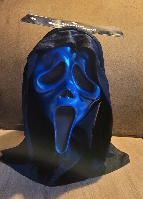 Spirit Metallic Ghost Face Mask