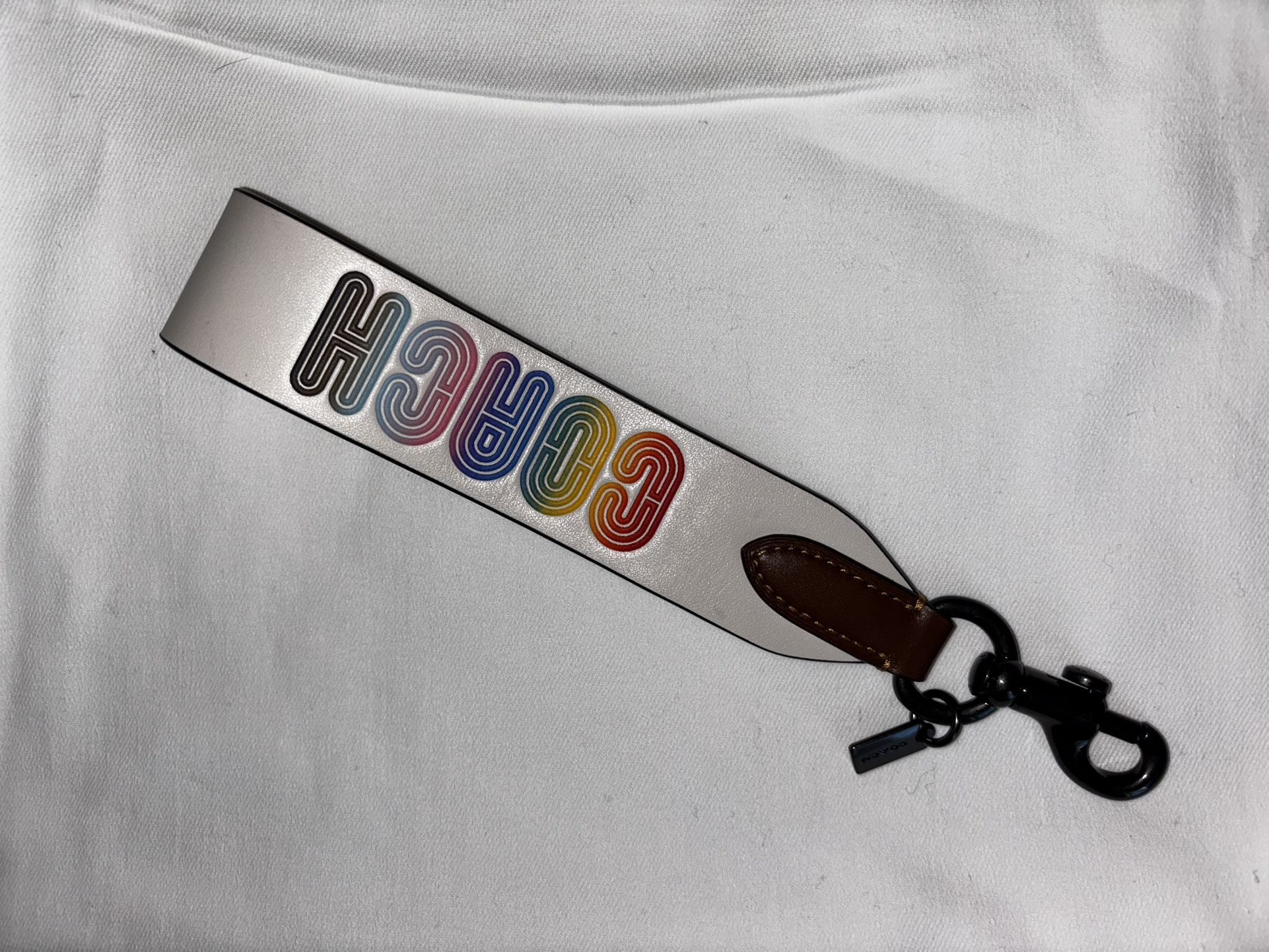 Coach Wristlet Key Fob Loop Holder 