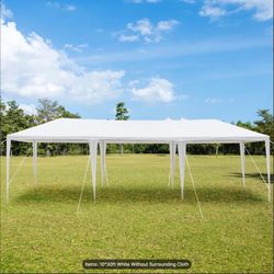 10ftX30ft White Canopy/Tent ( No Side Panels) Brand New