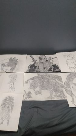 Pencil drawings "read description"