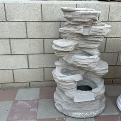 New Water Fountain Made Out Of Cement Perfect Gift 