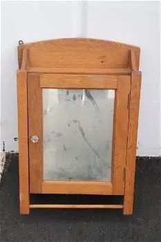 Antique Oak Wall Cabinet