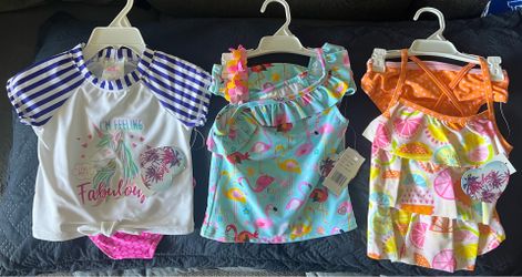 Skechers Girl Swim Suit Set Sizes 12m 18m 24m