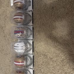 Signed Mini Helmets 