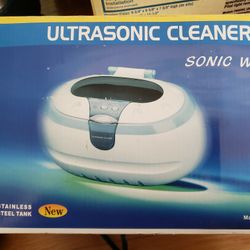 ULTRASONIC CLEANER LIKE NEW, CLEAN YOUR JEWELRY, DIAMOND, SMALL PARTS EXCELLENT CONDITION. 6 In X 3-1/2 In Basket