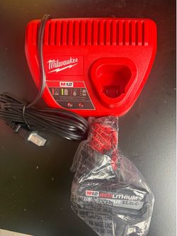 NEW Milwaukee M12 HIGH OUTPUT battery and charger