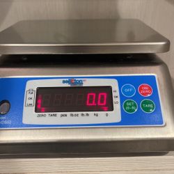 Table Top Kitchen Scale Full Stainless Steel Wash down 