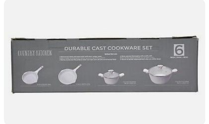 Still In Box - Country Kitchen Durable Cast Cookware Set for Sale