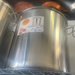 Holla Grande De 100 Qts Nuevo Con Vaporera