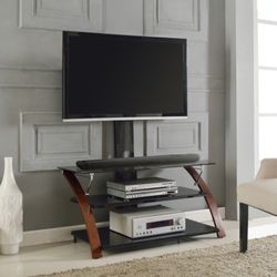 Metro Flat Panel 3-In-1 TV Stand & Media Center