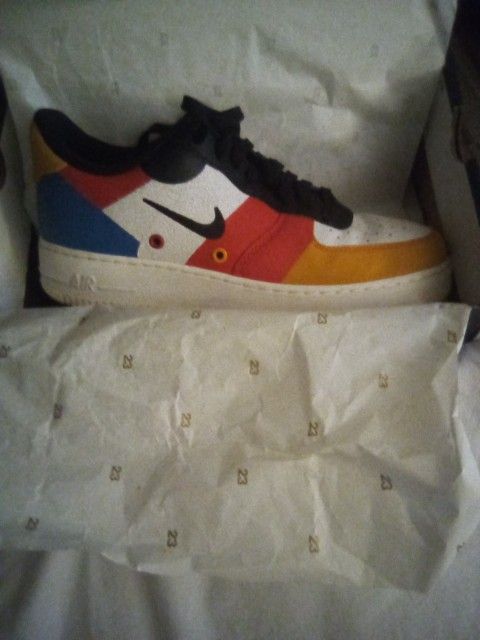 Air Jordan 1 Mid Multi-colored Size 8 Men's Tennis Shoes