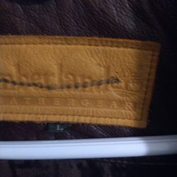 Men's Leather Timberland Coat