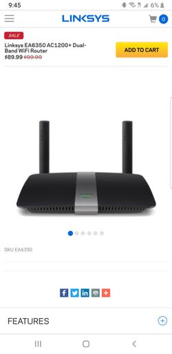 Router LINKSYS EA6350 WIFI