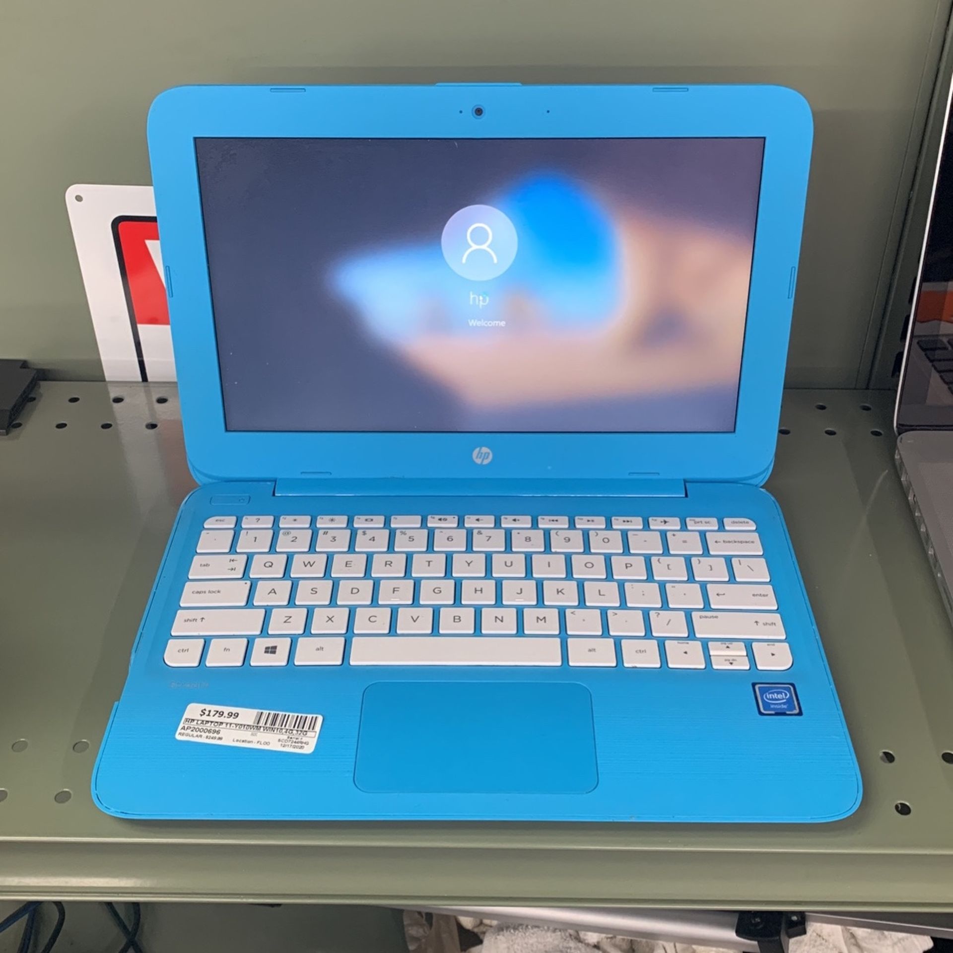 HP Laptop With Charger Windows 10 4gb Ram