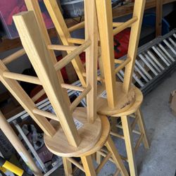 Wood Bar Stools