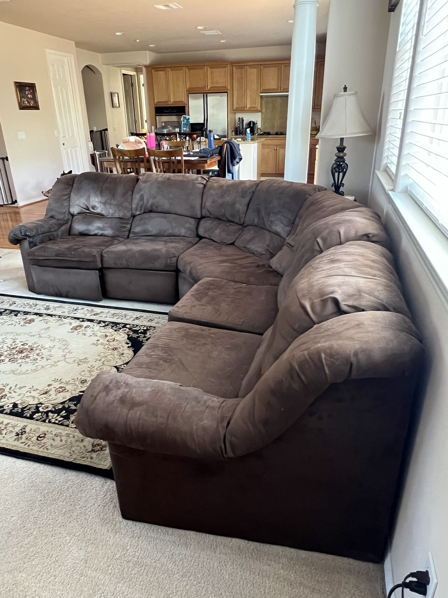 Used Brown Sectional