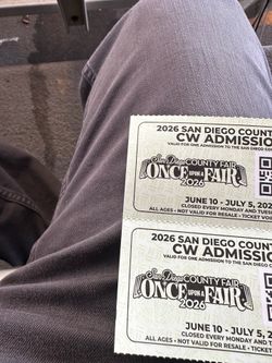 San Diego fair admissions