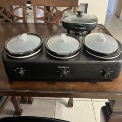 Tripple Cooker Serving Station 