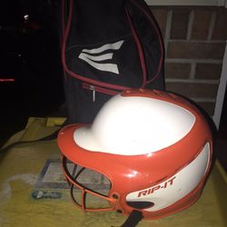 Lnew Small Medium Helmet For Baseball And Karrie In Bag Everything Goes For $60 Firm