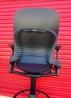 Steelcase leap V2 drafting stool office chair