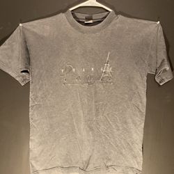 Vintage 90s Paris France Shirt Eiffel Mens Small