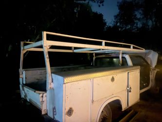 2012 f550 utility bed and ladder rack