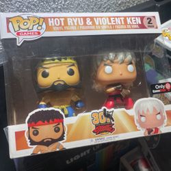 Funko Pop 2 Pack violent Ken Hot Ryu