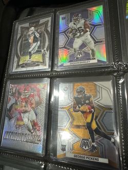 NFL Trading Card Lot of 4 – Bowers, Barkley, Pickens