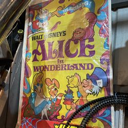 Original Alice And Wonderland Poster