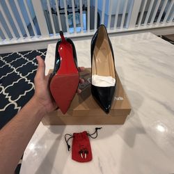 Christian Louboutin Heels – Authentic Red Bottoms – With Box,and Extra Heel Tips