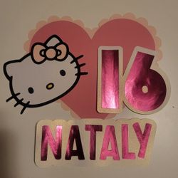 Hello Kitty Cake Topper