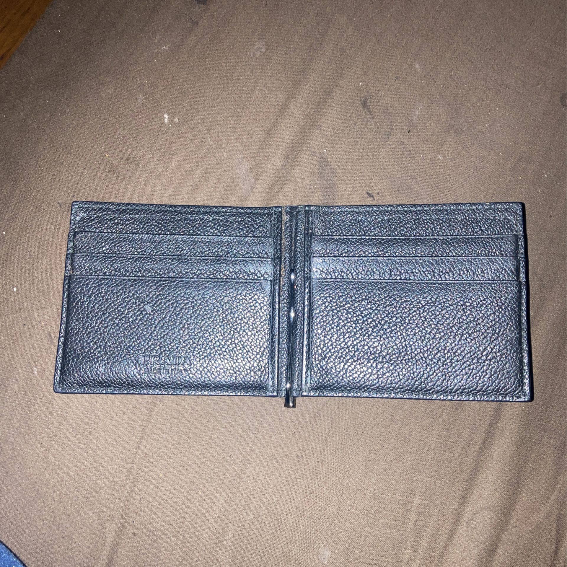Blue Prada Wallet
