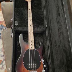 Stingray Sub Bass + Behringer Bass Amp.
