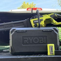 RYOBI 18” 18V Brushless Chainsaw – Open Box – Charger & Case Included (Cash Only)