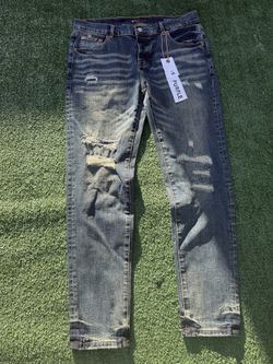 Purple jeans