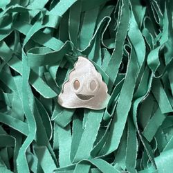 1 Gram .999 Fine Silver Poop Emoji