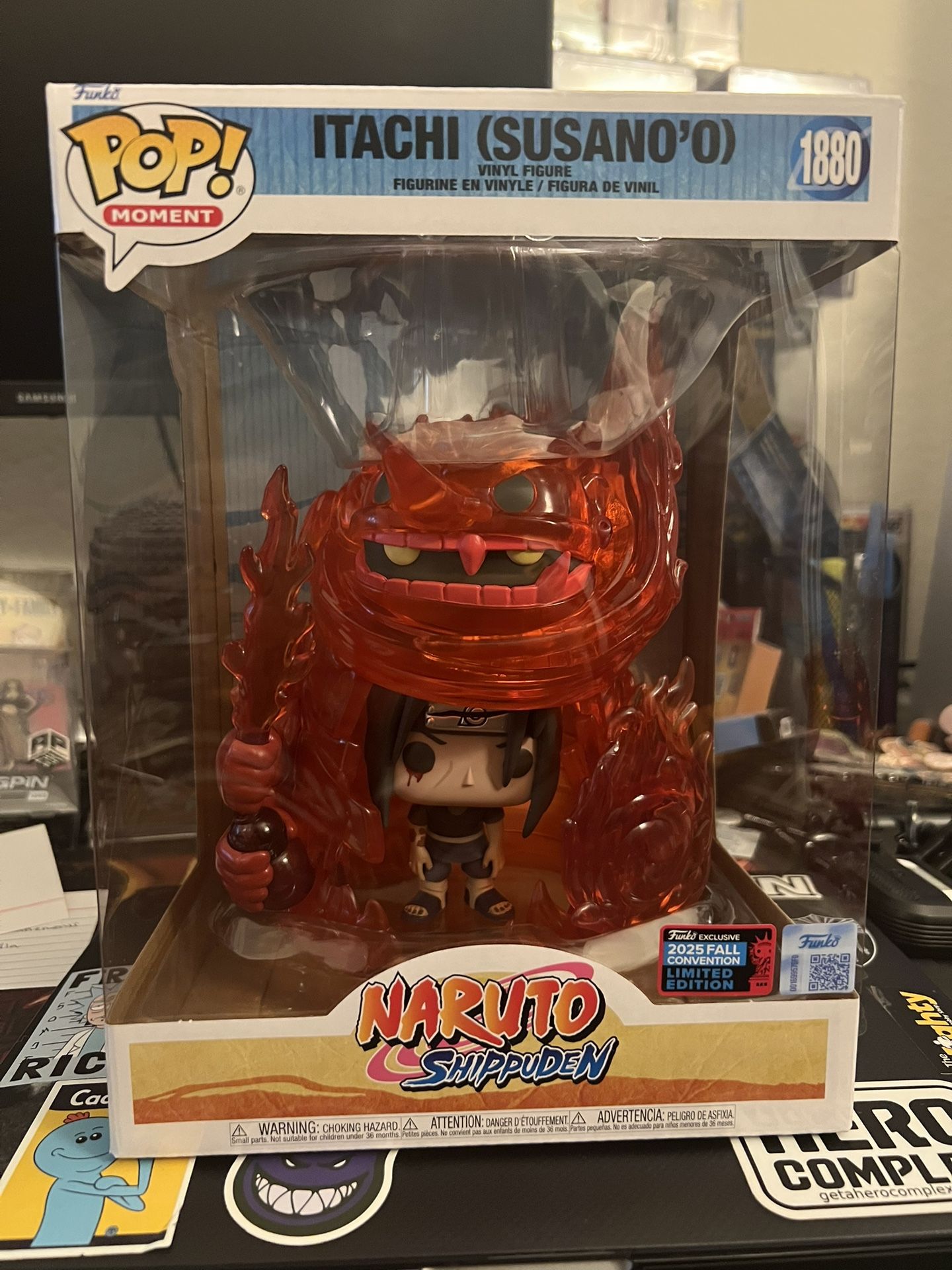 Funko Pop Moment 2025 Fall Convention Shared Exclusive Naruto Shippuden Itachi (Susano’o)