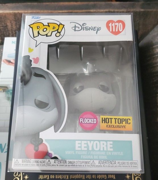 Eeyore Flocked #1153 Hot Topic Exclusive 