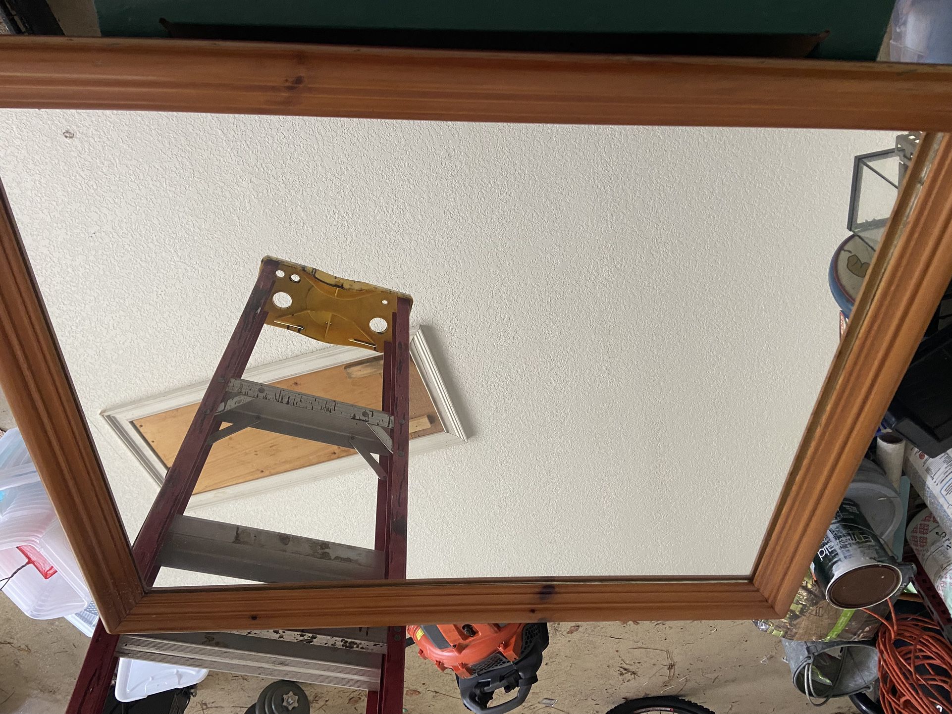 Set Of 3 Mirrors- Solid Wood.