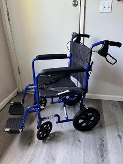 Medline Wheelchair **LIKE NEW** FOLDS!!