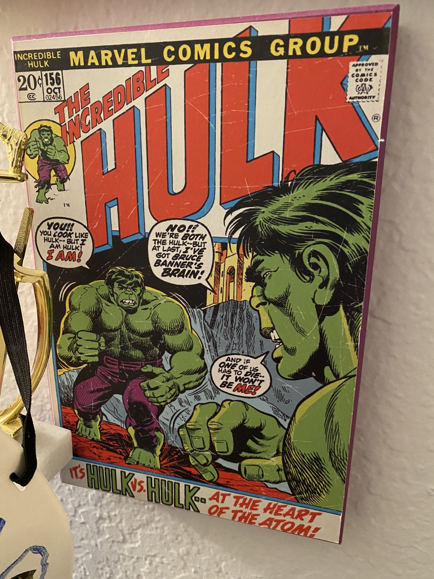 Hulk/Marvel/canvas Art