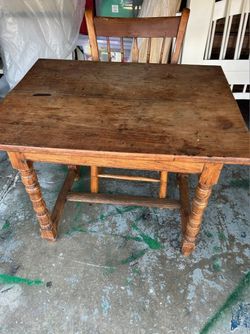 Vintage Desk With Chair