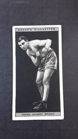 1928 Ogdens Pugilists in Action Young Johnny Brown