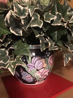 Vase with Fake Fowers