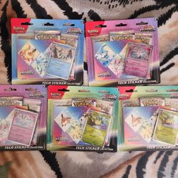 Pokemon Prismatic Evolutions Tech Sticker Collection 